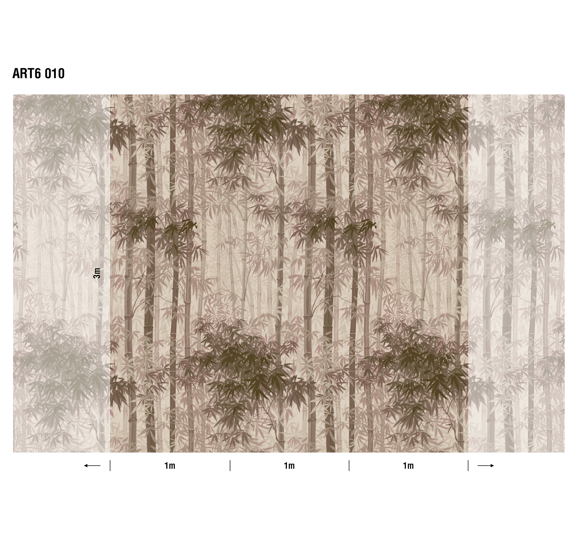 Панно Loymina Пейзаж Бамбуковая роща ART6 010 3×3